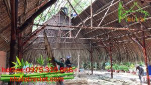Lợp mái dừa - Khu nghỉ mát tại Bình Dương 4