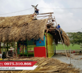 THI CÔNG MÁI LÁ TẠI TÂN AN 8
