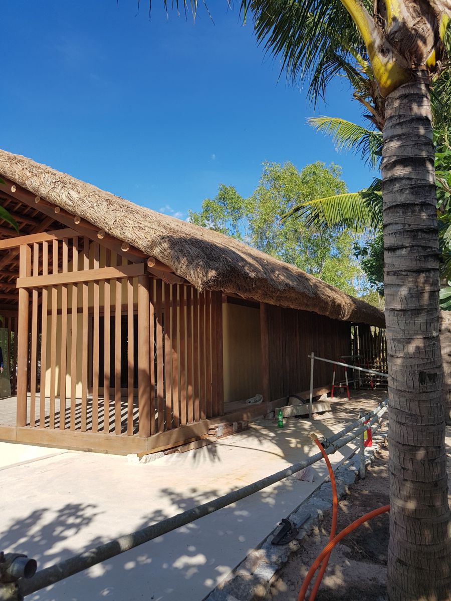 THI CÔNG NHÀ MÁI LÁ KHU NGHỈ DƯỠNG, HOMESTAY, RESORT 7
