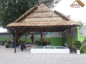 Dịch vụ xây dựng mái lá quán cafe tại Tiền Giang trọn gói 31