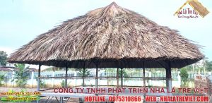 Thi công nhà chòi lá khu du lịch Củ Chi 6