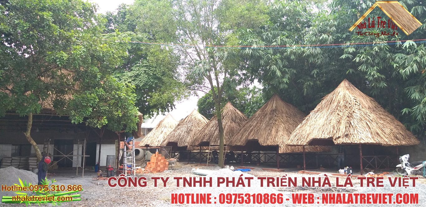 Thi Công Nhà Chòi Lá Sân Vườn Tiền Giang 1 Thi Công Nhà Chòi Lá Sân Vườn Tiền Giang 1