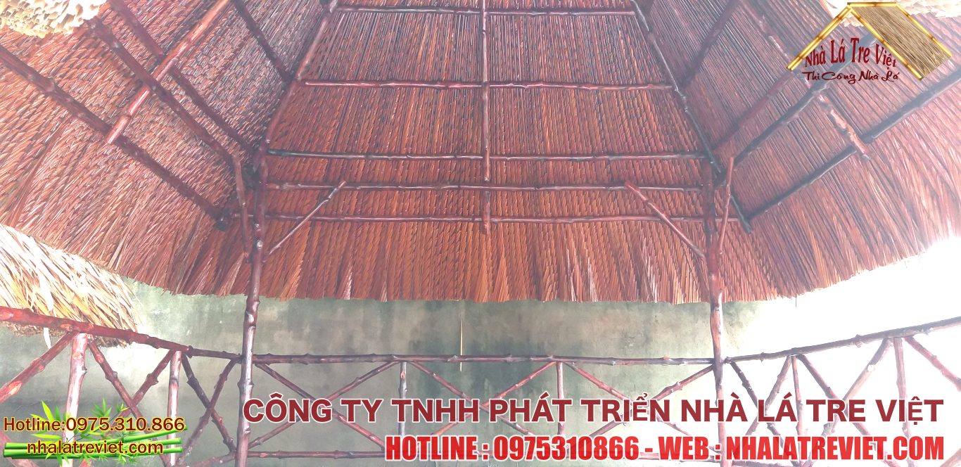 Thi Công Nhà Chòi Lá Sân Vườn Tiền Giang 6 Thi Công Nhà Chòi Lá Sân Vườn Tiền Giang 6