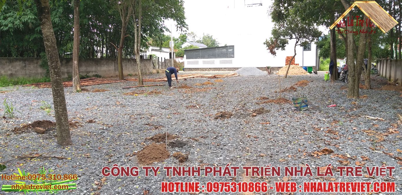 Thi Công Dựng Lợp Nhà Lá Tại Bình Dương 4