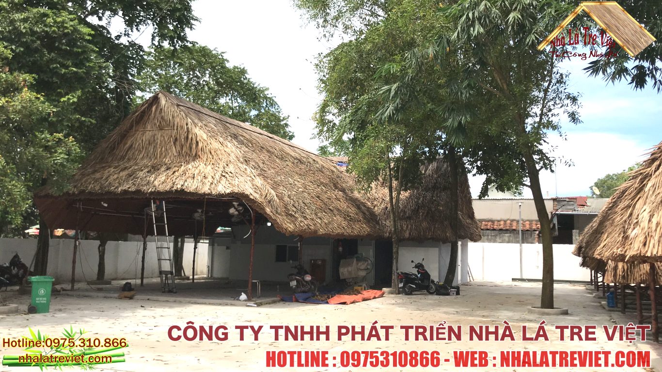 Thi Công Dựng Lợp Nhà Lá Tại Bình Dương 3