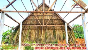 Thi công nhà lá dừa cột bê tông Đông Thạnh Củ Chi 25