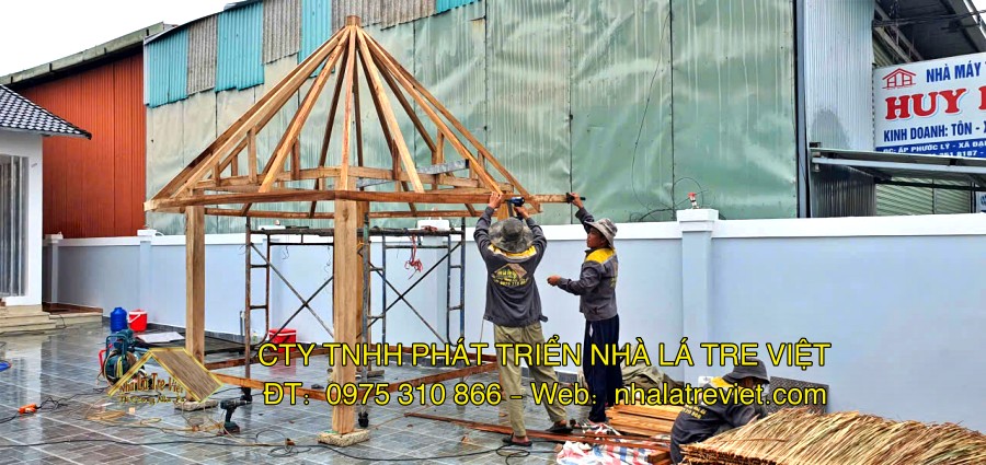 Thi Công Chòi Tranh Miền Tây & Sân Vườn 10 Thiết kế chòi tranh phù hợp với mọi không gian sân vườn.